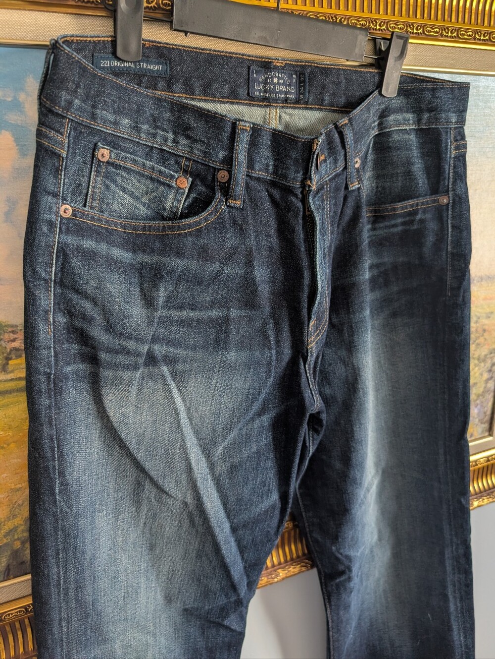 Lucky Brand 221 Canadian Indigo Straight Leg Jeans